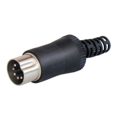 MX 4 Pin DIN Male Connector Copper Plated Plug (MX-107) buy online at ...