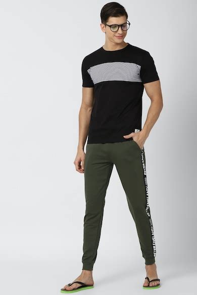 Buy Men OliveGraphic Print Casual Track Pants Online - 715973 | Peter ...