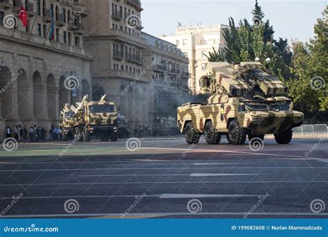 Air Defense Devices of the Azerbaijan Army. Multiple Rocket Launcher ...