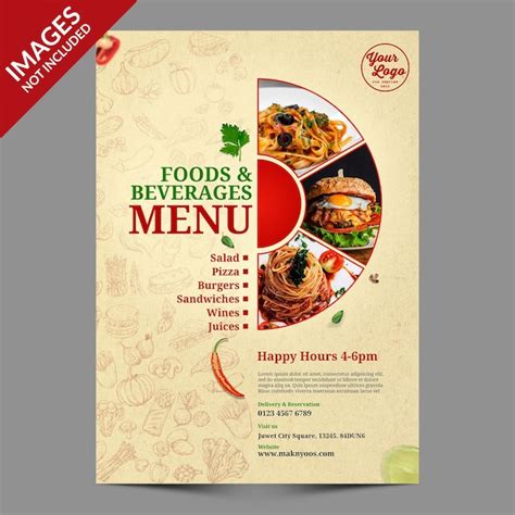 Food Menu Cover Design 的图像结果