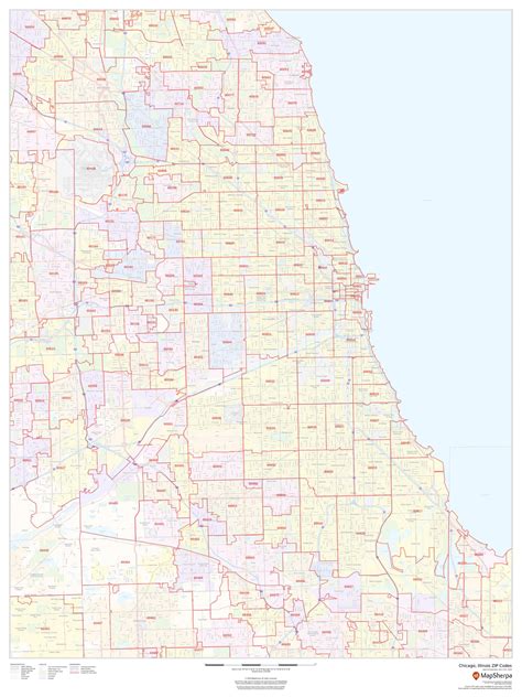 MapSherpa, Chicago, Illinois ZIP Codes | MapSherpa