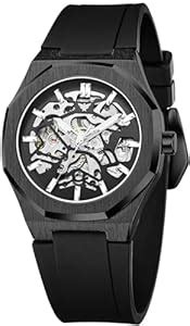 Buy ALTURA Analog Onyx Skeleton Automatic Watch Mechanical Wrist Watch ...
