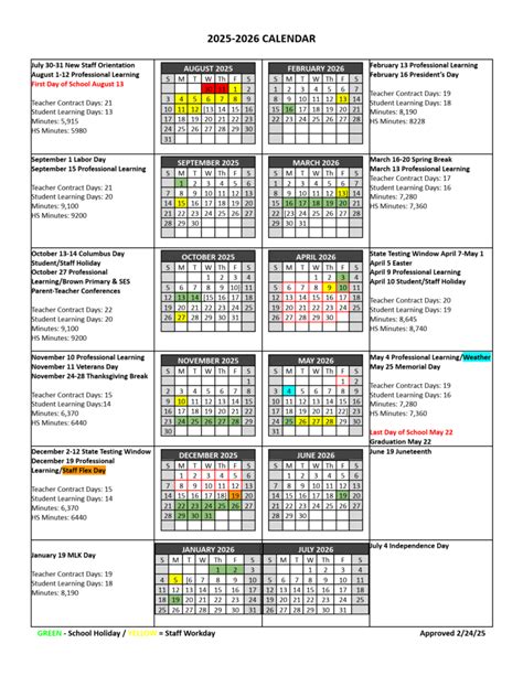 Smithville SISD School Calendar 25-26 [PDF] revised - EduCounty