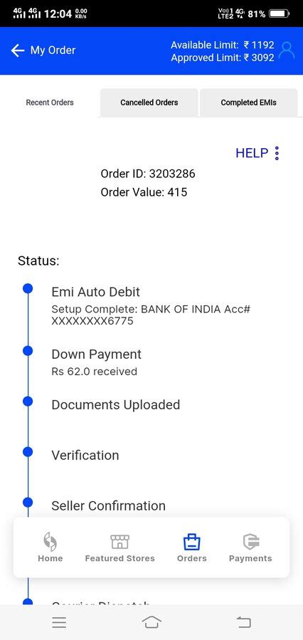 Snapmint — My order not delivered