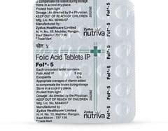 Fol 5 Tablet: Uses, Side Effects, Price, Dosage & More Info - PharmEasy