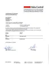 Differential pressure transmitter 664 - Huba Control