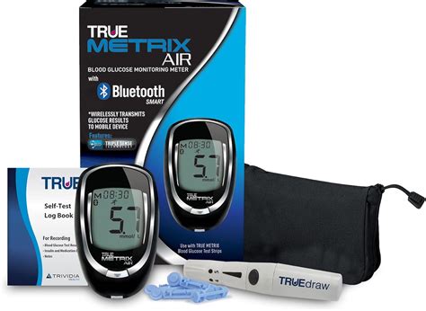 TRUE METRIX AIR Blood Glucose Monitoring Meter, Black : Amazon.co.uk: Health & Personal Care
