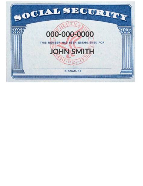 15+ Free Social Security Card Templates [Blank & Fake]