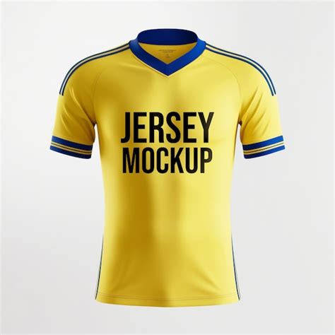 Professional jersey mockups for team branding | Premium AI-generated PSD