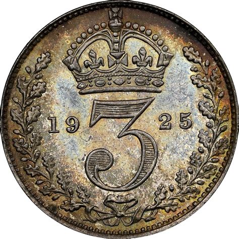 3 Pence - George V (2nd issue; incl. Maundy) - United Kingdom – Numista