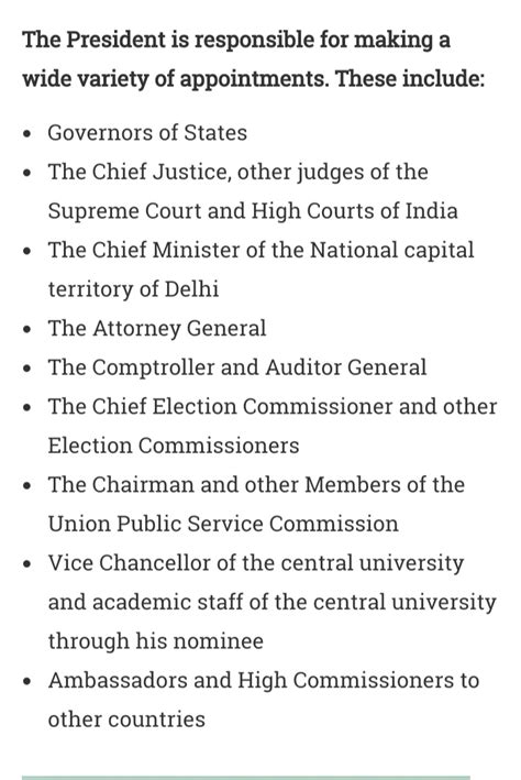 write about the power and function of president.Answer in berif ...