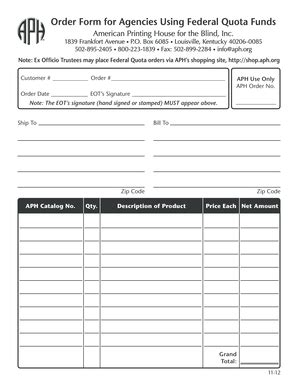 Fillable Online Quota Order Form No Live Fields - American Printing ...