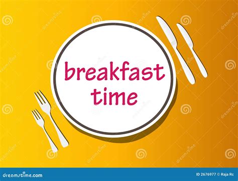 Breakfast Time Royalty Free Stock Photography - Image: 2676977