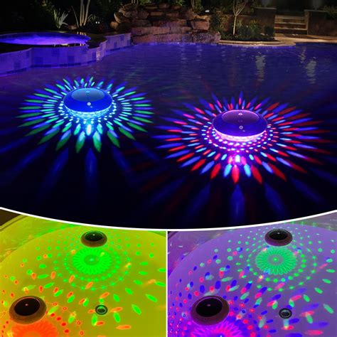 Amazon.com : Intex 28690E Solar Powered LED Floating Light with Auto On ...