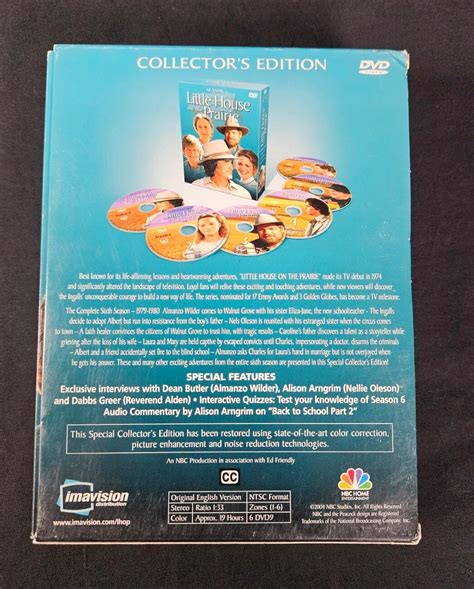 Little House on the Prairie: Season 6 (DVD, 1979) 6 DVD Set 21 Episodes ...