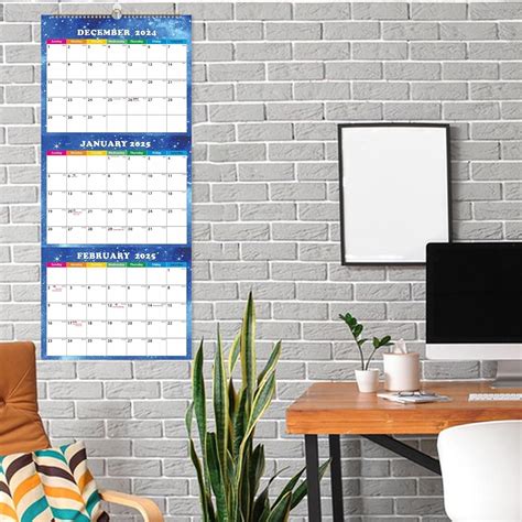 3 Month Wall Calendar 2025-3 Month Calendar 2025 India | Ubuy