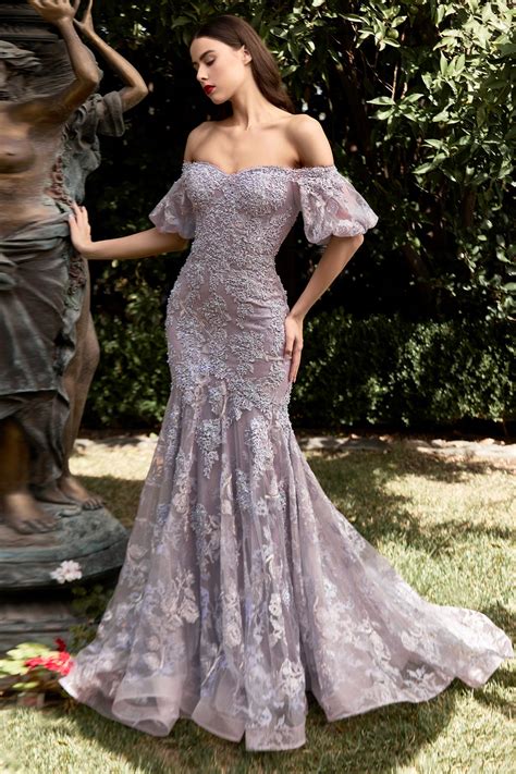 Mermaid Dress Strapless Crepe And Pleated Tulle Cascading Mermaid Gown