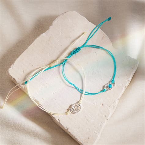 Buy Pack Of 2 Organic Thread Anklets Online - Accessorize India