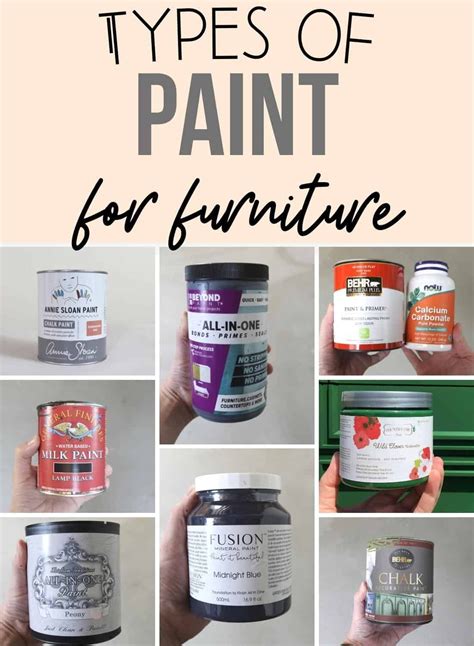 Types of Paint for Furniture
