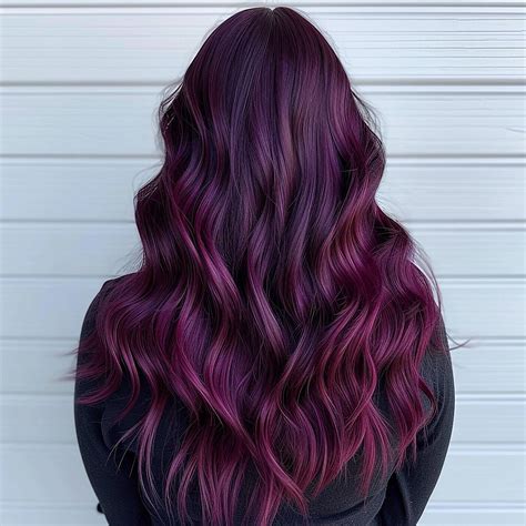 Purplish Red Hair