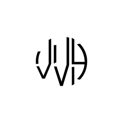 Creative initial modern minimalist timeless negative space monogram ...