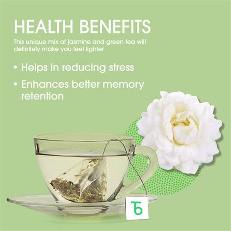 Buy 2025 Organic Jasmine Green Tea for Calm Mind Pyramid Tea Bags | Teabox