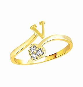 Buy VSHINE FASHION JEWELLERY Adjustable Stylish Initial Alphabet Letter ...