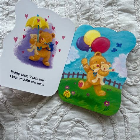 Teddy Bear says I Love You + Let's Hug Set of 2 Books – Zoey