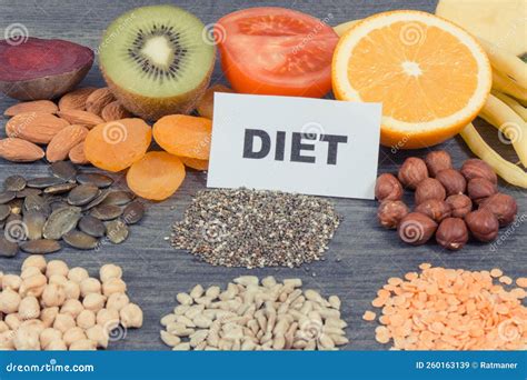 Healthy Eating Containing Natural Minerals, Potassium and Vitamin K ...