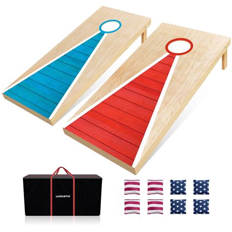 Cornhole Boards Corn Hole Game: 4' x 2' / 3' x 2' Solid Wood Cornhole ...
