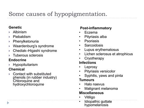 Disorders of pigmentation | PPTX