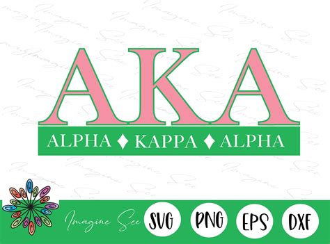 AKA Svg Alpha Kappa Alpha Sorority Svg Greek Letters PNG - Etsy Canada ...