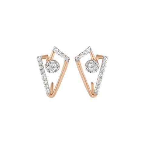 Diamond Earrings | Buy Diamond Studded Earrings Online | ORRA