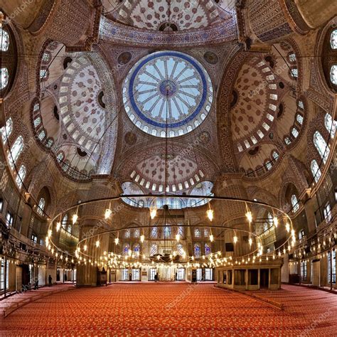 Interior of the Sultanahmet Mosque in Istanbul - Stock Photo , #Aff, # ...
