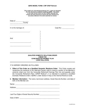 Fillable Online IRAQDRO.doc - SAMPLE IRA ORDER DISCLAIMER This model is ...