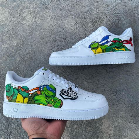 Teenage Mutant Ninja Turtles Air Force 1 Custom | Jordan shoes retro ...