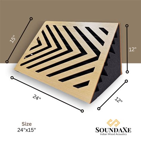 SoundaXe Wooden Bass Traps: Premium Bass Control and Sound Diffusion ...