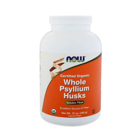 Now Foods Certifed Organic Whole Psyllium Husks | NTUC FairPrice