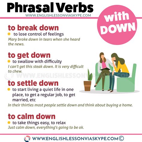 16 Phrasal Verbs with Down ⬇️ - Learn English with Harry