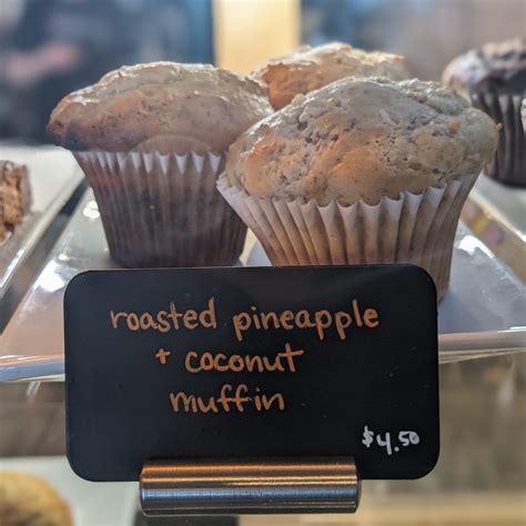 Reverie Cafe + Bar Roasted Pineapple + Coconut Muffin Reviews | abillion