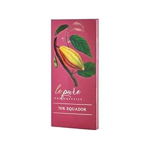 Le Pure 70% Ecuador Single Origin Dark Chocolate Bar | Tropical Banana ...