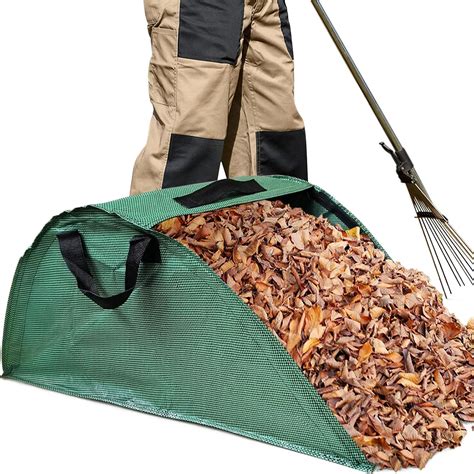 Amazon.com : EOONTOON Portable Pop Up Leaf Bags - Garden Leaf Collector ...