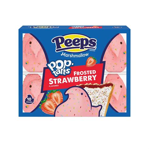 Peeps 10-pk. Pop Tart Strawberry Frosted Marshmallow Chicks