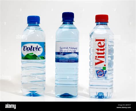 Bottles of Mineral Water Stock Photo - Alamy