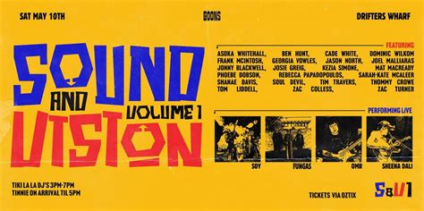 Sound & Vision Vol 1 (Mixed Arts Show) | Drifters Wharf, Drifters Wharf ...
