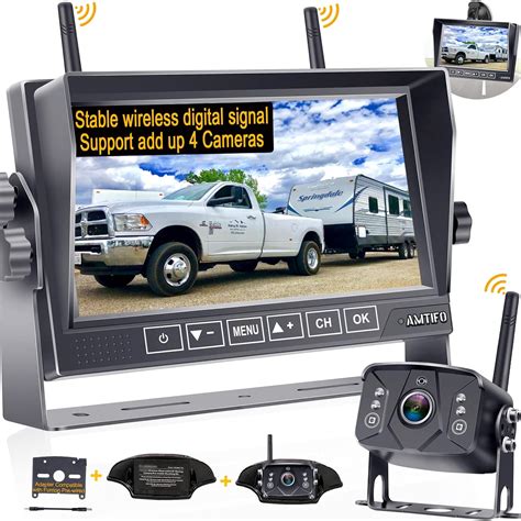 Buy Wireless Reversing Camera Kit for Vans Motorhomes HD 1080P Reverse ...