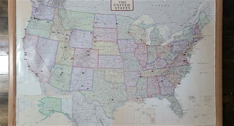 DIY Push Pin Map 的图像结果