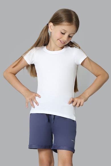 Van Heusen Kids T-Shirts, Van Heusen Girls White Ultra Soft Round Neck ...