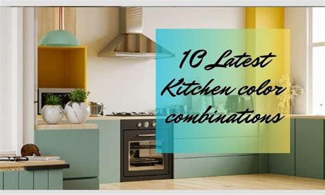 Top 10 Kitchen Color Combinations For Medium and Small Kitchen