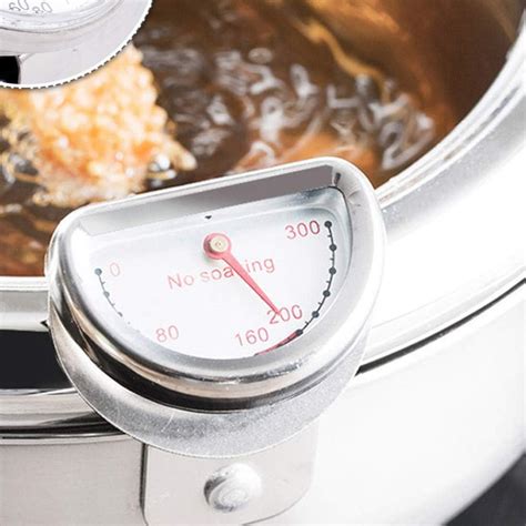 Buy Hemoton Tempura Frying Pot Japanese Style Deep Fryer Pan with Lid ...